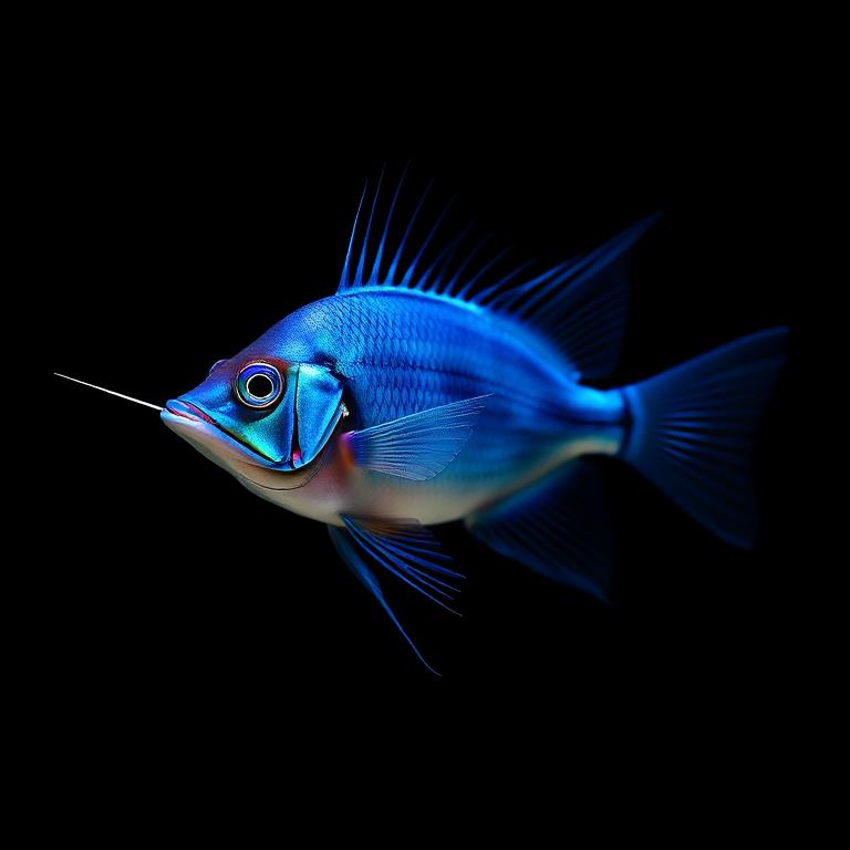 Blue angel fish