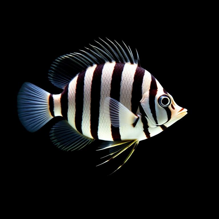 Zebra angel fish
