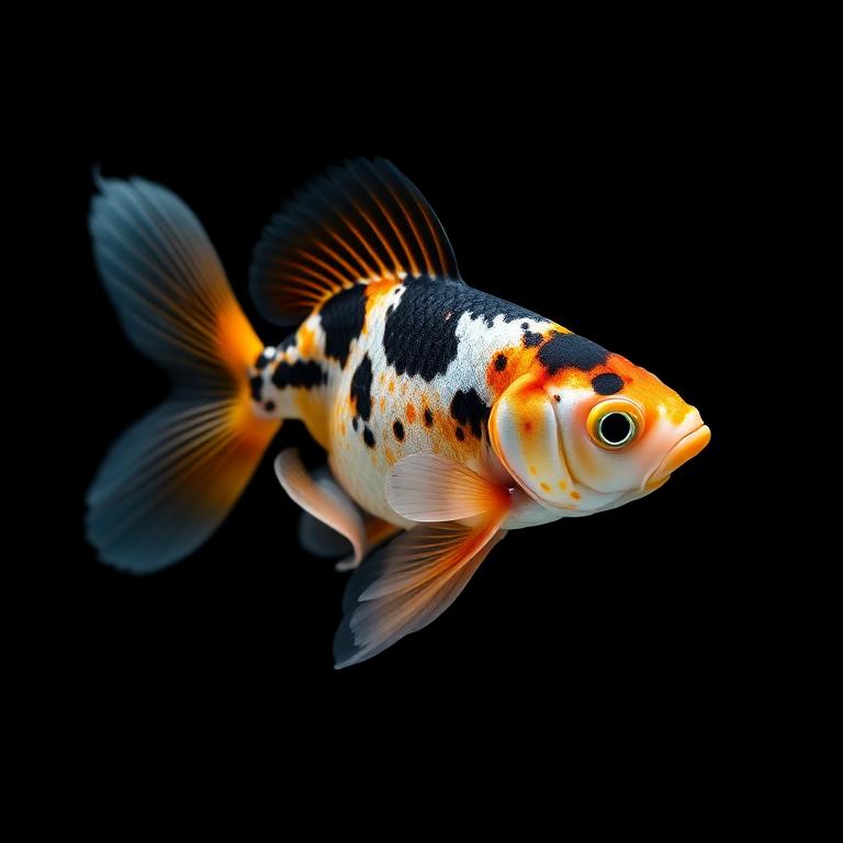 Goldfish fantail calico