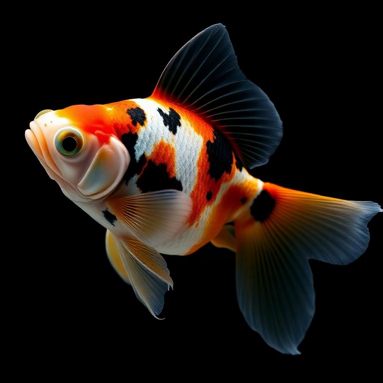 Goldfish calico ryukin