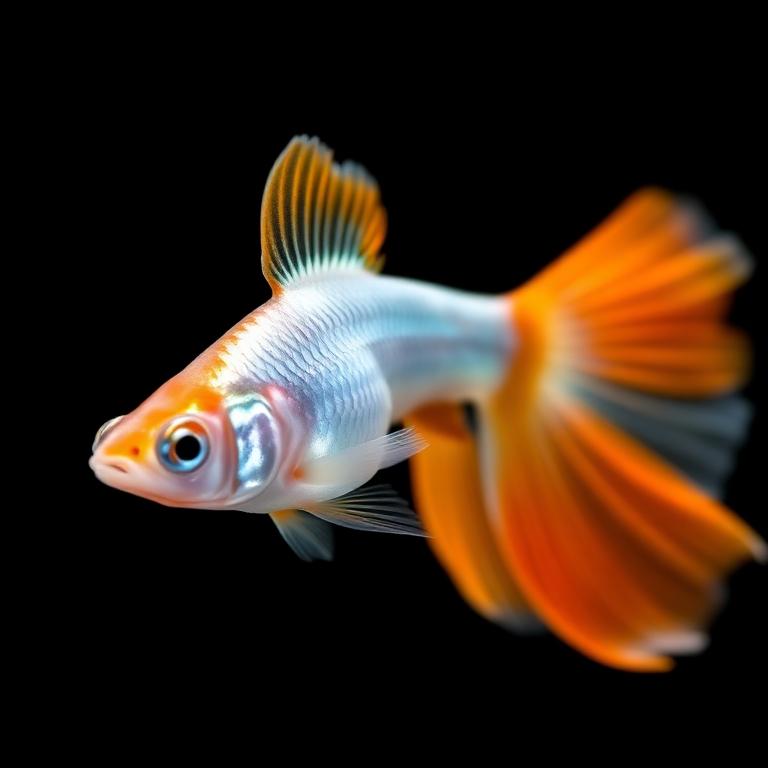 Plattium Orange Guppy male