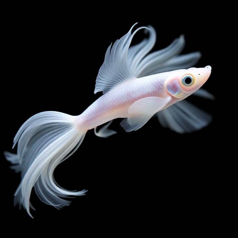 German White Guppy male