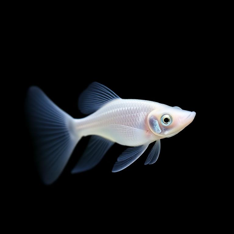 Plattinum molly lyre tail