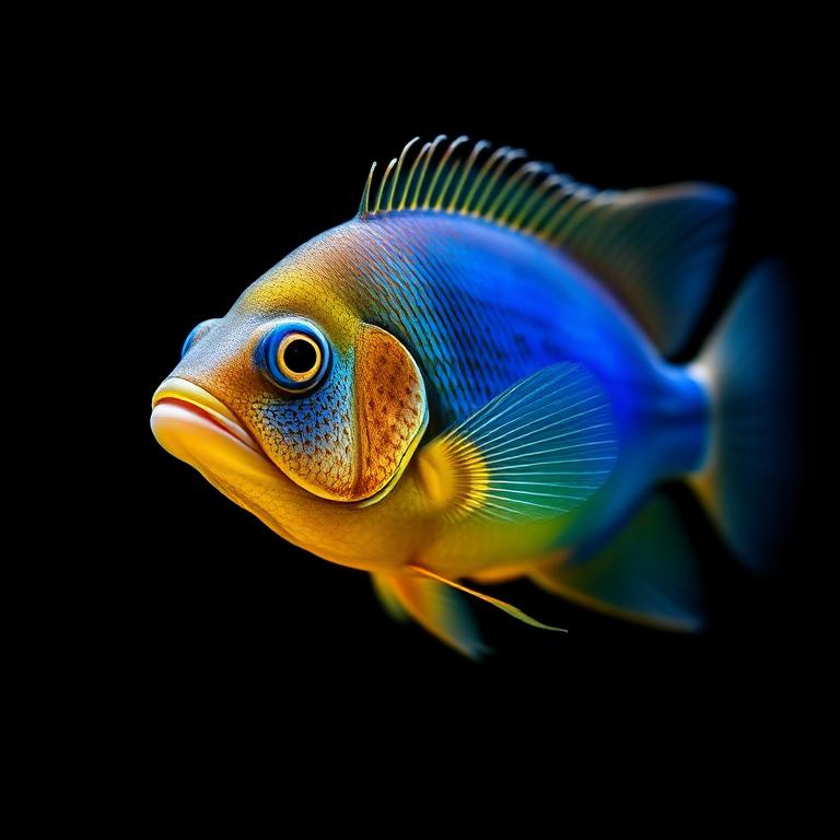 African peacock cichlids
