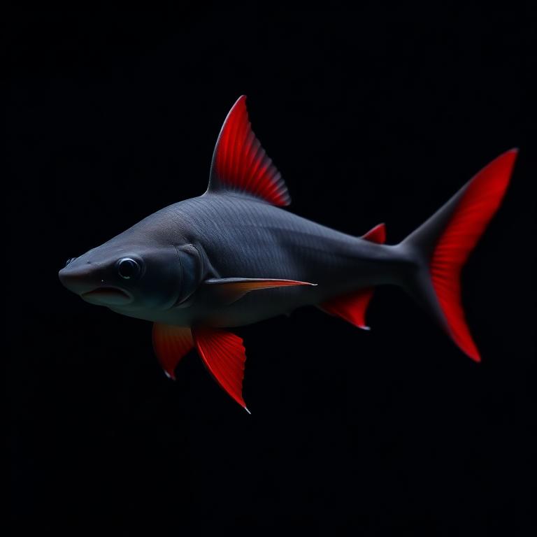 Redtail black shark