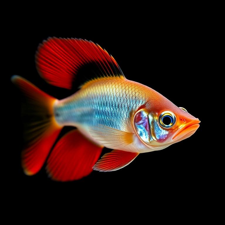 Red-tailed tinfoil barb